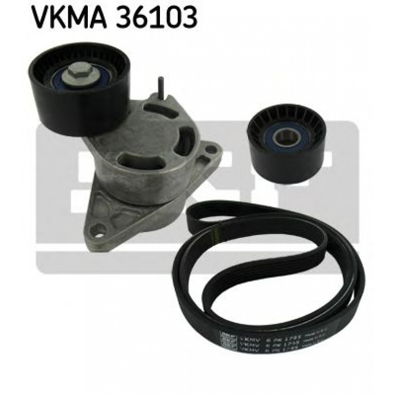 VKMA 36103 SKF Комплект доріжкового ремня